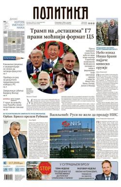 Politika - broj 40239, 13. dec 2025.