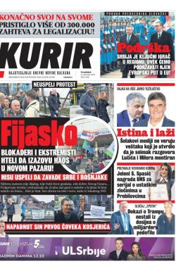 Kurir - broj 4245, 22. dec 2025.