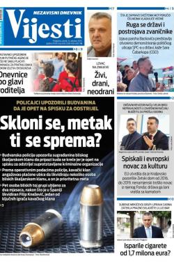 Vijesti - broj 9862, 14. okt 2025.