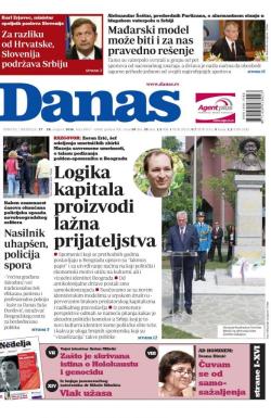 Danas - broj 6907-6908, 27. avg 2016.