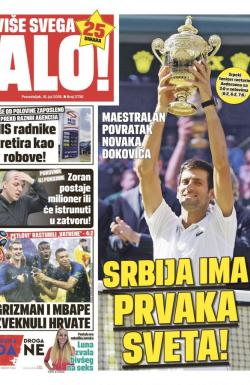 Alo - broj 3730, 16. jul 2018.