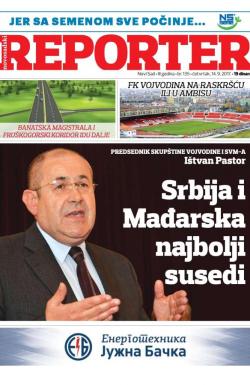 Novosadski reporter - broj 135, 14. sep 2017.