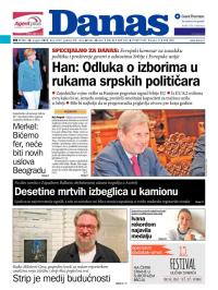 Danas - broj 6542, 28. avg 2015.