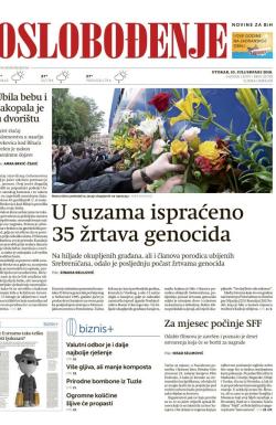 Oslobođenje - broj 25725, 10. jul 2018.