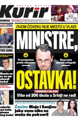 Kurir - broj 320, 23. dec 2014.