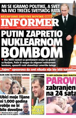 Informer - broj 888, 3. apr 2015.