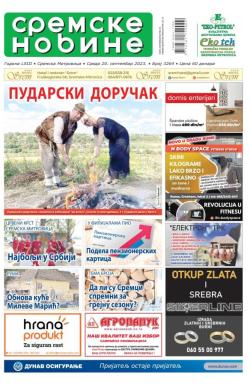 Sremske Novine - broj 3264, 20. sep 2023.