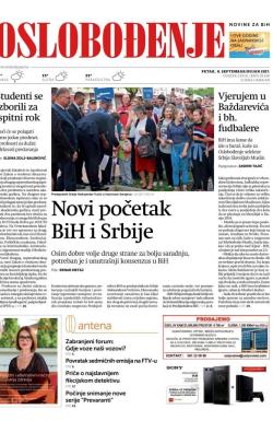 Oslobođenje - broj 25426, 8. sep 2017.