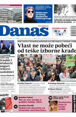 Danas - broj 9507, 13. jan 2024.