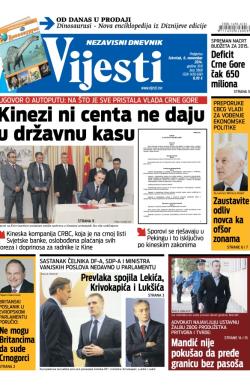Vijesti - broj 5968, 6. nov 2014.