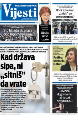 Vijesti - broj 9844, 26. sep 2025.