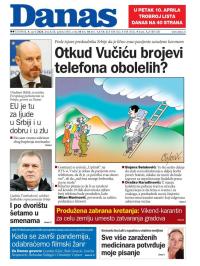 Danas - broj 8228, 9. apr 2020.