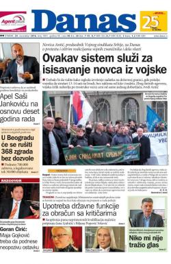 Danas - broj 7001, 29. nov 2016.