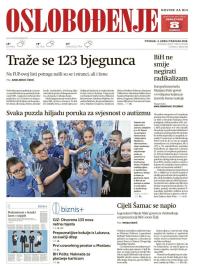 Oslobođenje - broj 25629, 3. apr 2018.