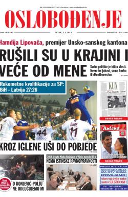 Oslobođenje - broj 24.094, 3. jan 2014.