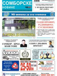 Somborske novine - broj 3077, 14. jun 2013.