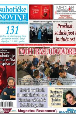 Nove Subotičke novine - broj 357, 9. feb 2024.