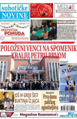 Nove Subotičke novine - broj 297, 2. dec 2022.