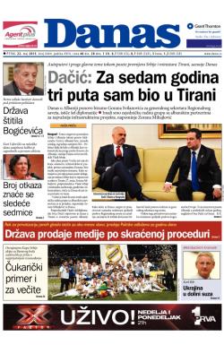 Danas - broj 6444, 22. maj 2015.