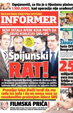 Informer - broj 468, 14. nov 2013.