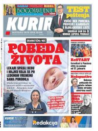 Kurir - broj 4269, 19. jan 2026.