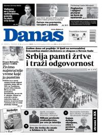 Danas - broj 10058, 1. nov 2025.