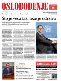 Oslobođenje - broj 25489, 10. nov 2017.