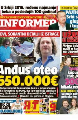 Informer - broj 1577, 3. jul 2017.