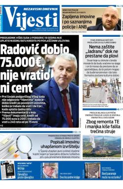 Vijesti - broj 9900, 22. nov 2025.