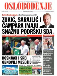 Oslobođenje - broj 24.678, 10. avg 2015.