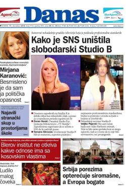 Danas - broj 7743, 11. dec 2018.