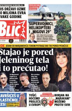 Blic - broj 7431, 21. okt 2017.