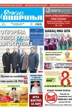 Glas Podrinja - broj 3670, 1. mar 2018.