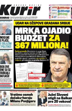 Kurir - broj 3654, 26. nov 2013.