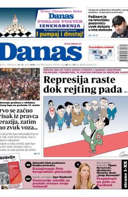 Danas - broj 9887, 12. apr 2025.