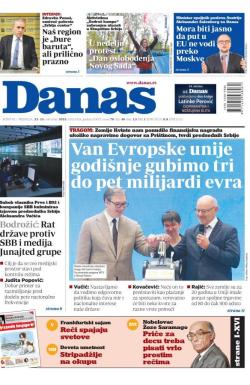 Danas - broj 9133, 22. okt 2022.