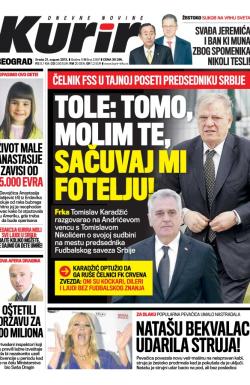 Kurir - broj 3557, 21. avg 2013.