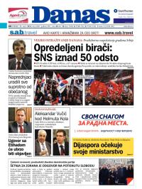 Danas - broj 6007, 11. mar 2014.