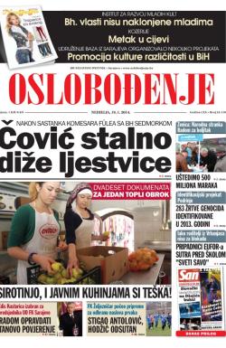 Oslobođenje - broj 24.110, 19. jan 2014.