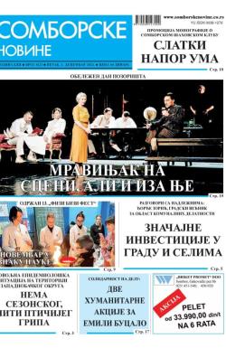 Somborske novine - broj 3623, 1. dec 2023.