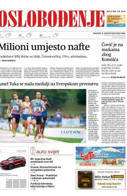 Oslobođenje - broj 25754, 8. avg 2018.