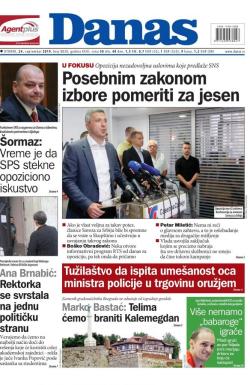 Danas - broj 8030, 24. sep 2019.