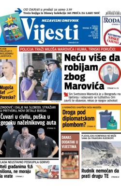 Vijesti - broj 6306, 15. okt 2015.