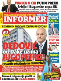 Informer CG - broj 1386, 15. nov 2016.