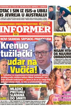 Informer - broj 4161, 16. dec 2025.