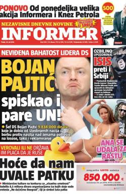 Informer - broj 1293, 29. jul 2016.