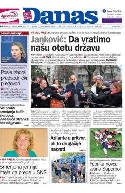 Danas - broj 7072, 8. feb 2017.