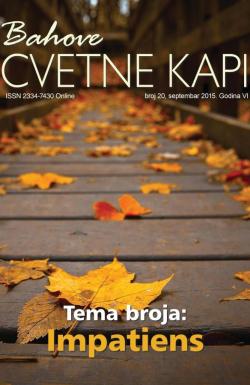 Bahove Cvetne Esencije - broj 20, 30. sep 2015.