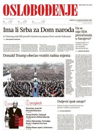 Oslobođenje - broj 25200, 21. jan 2017.