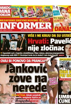 Informer - broj 1594, 22. jul 2017.